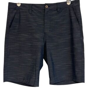 One Day‎ Away Men's Navy Shorts Hybrid Stretch Size 36 Golf Travel Lightweight